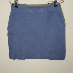 Soft Grey Skirt  with 4" Slit